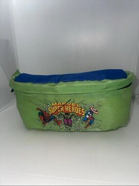 Vtg ‘90 Marvel Super Hero’s Thermos Insulated  Fanny Pack - Spiderman Hulk
